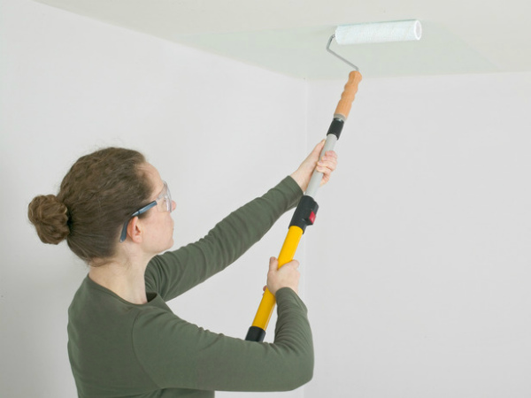 Какой валик для покраски потолка лучше использовать? в фото