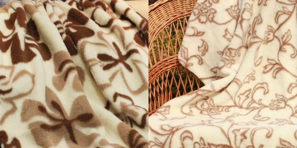 Пледы и одеяла из шерсти альпака и мериноса, в чем отличия в фото
