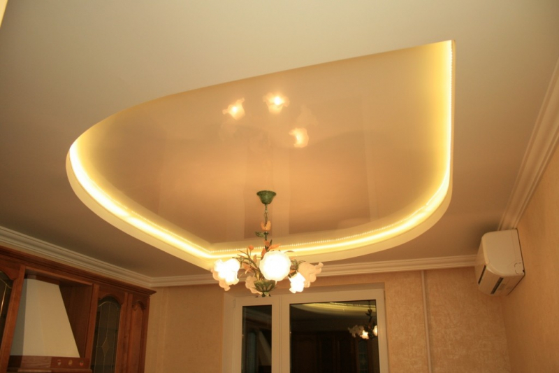 Светодиодная подсветка потолка своими руками: рекомендации по выполнению монтажа в фото