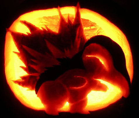 Тыквы на Хэллоуин: Покемоны | Фото в фото
