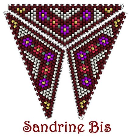 Треугольник из бисера: схемы плетения красивых кулонов в фото